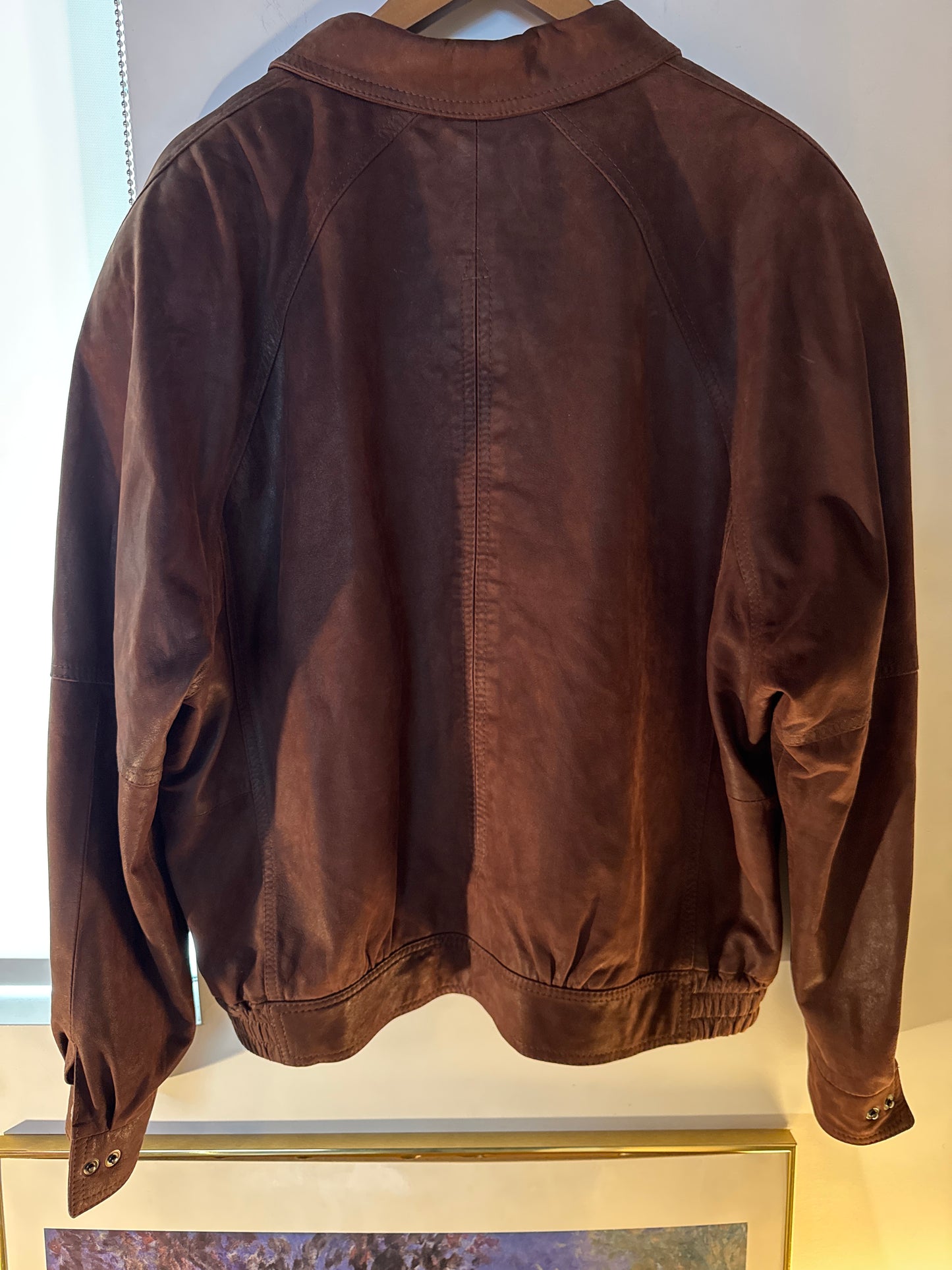 Remy Brown Leather Bomber