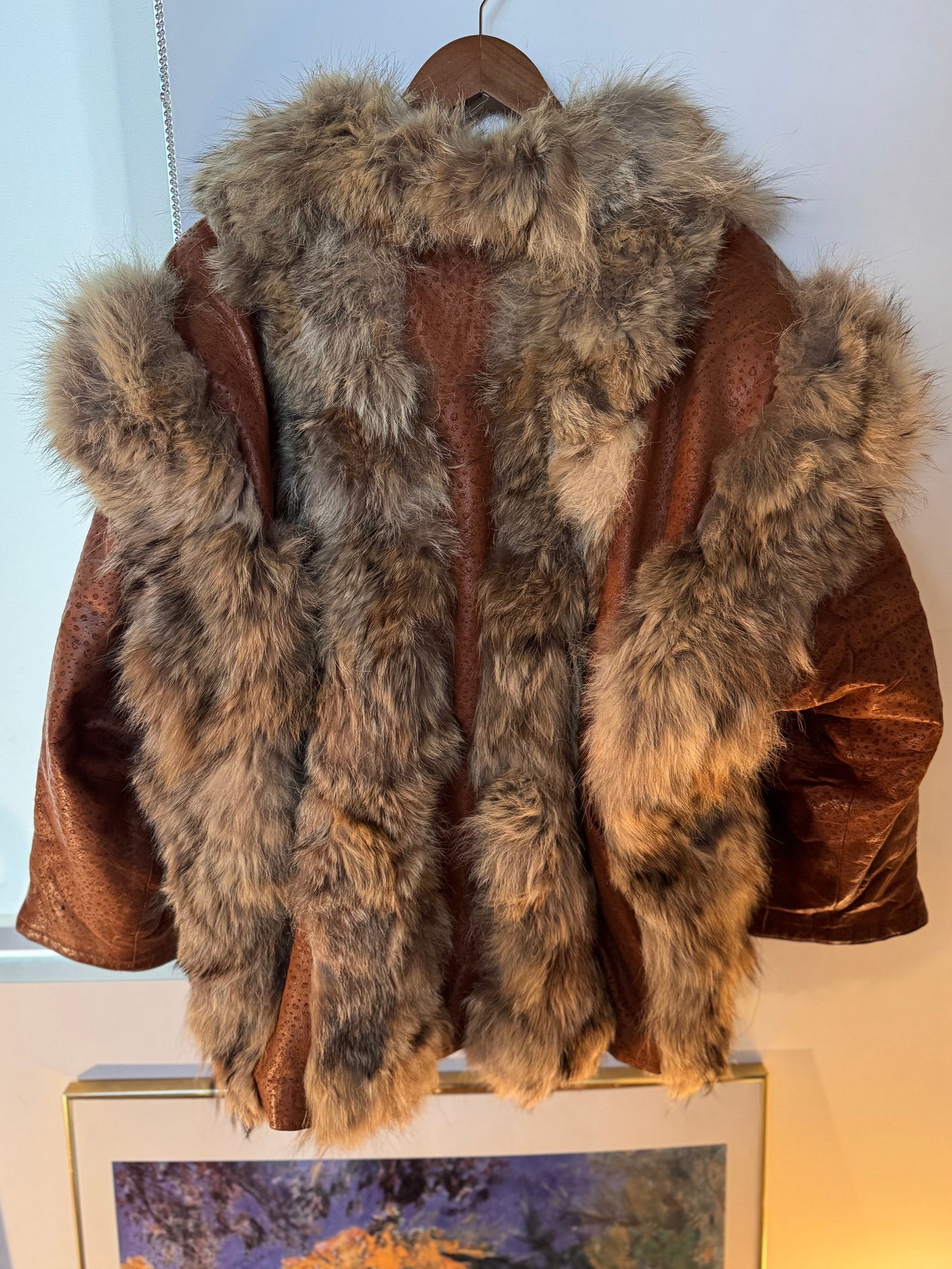 Fur and Leather Coat
