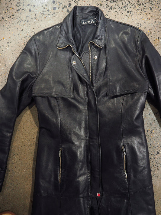 Lili Rose Leather Trench