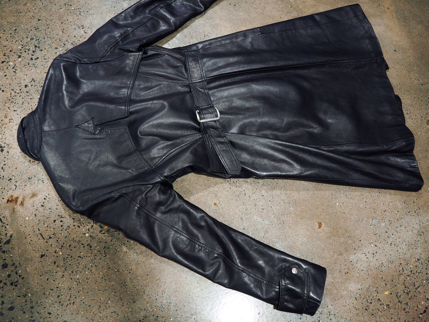 Lili Rose Leather Trench