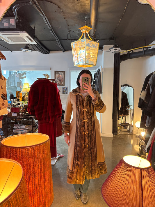 Vintage 1950s Peck and Peck Wool Coat — Classic Structured Outerwear