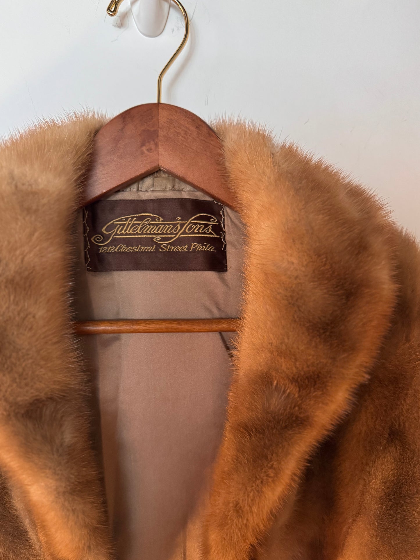 Vintage 1960s Brown Mink Fur Stole — Luxury Evening Wrap