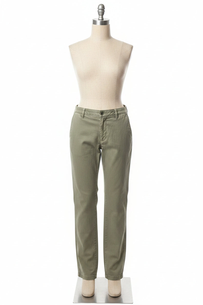 Vintage 1990s Diesel matcha green straight-leg trousers