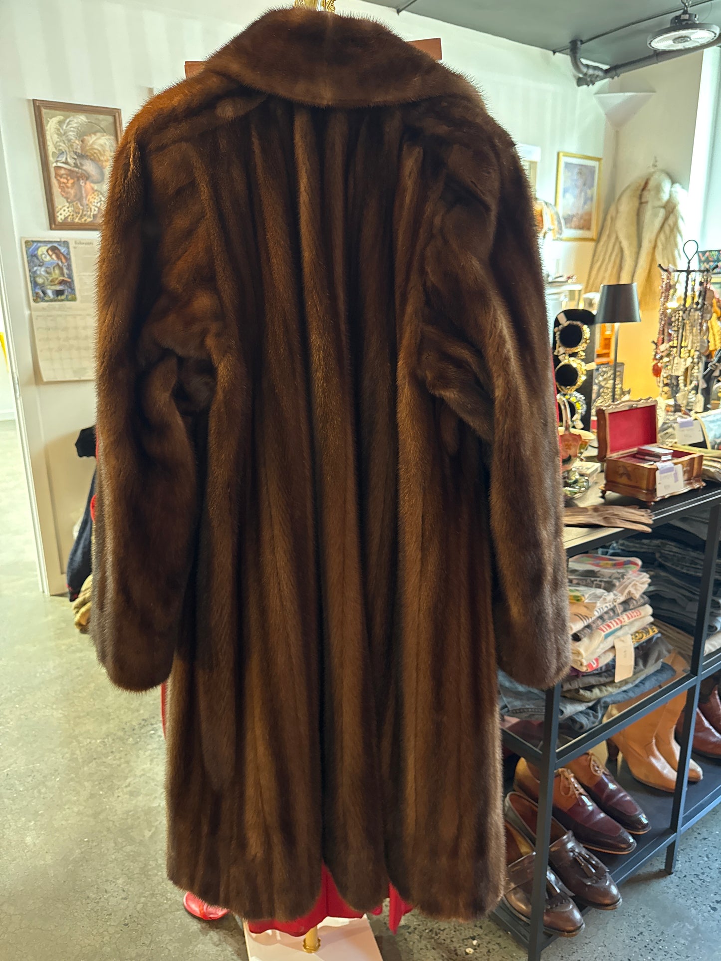 Vintage 1970s Rein & Moriber Sable Mink Coat — Full Length Luxury Outerwear