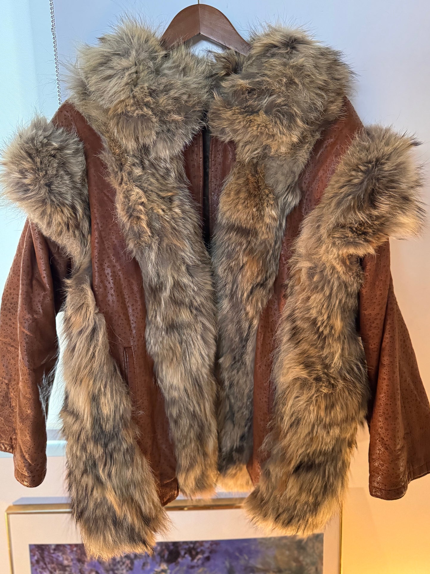 Fur and Leather Coat
