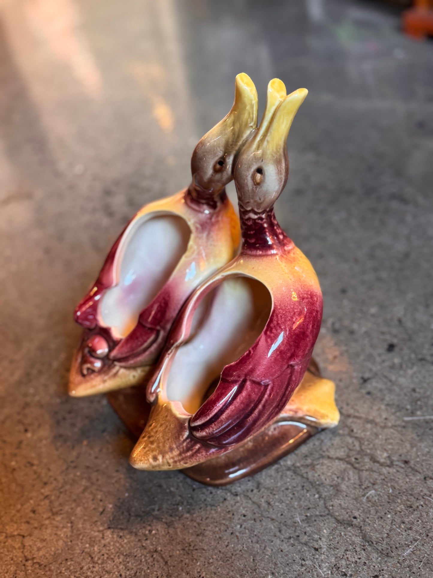 Kissing Duck Planter