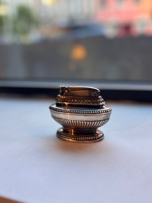 Vintage silver table lighter